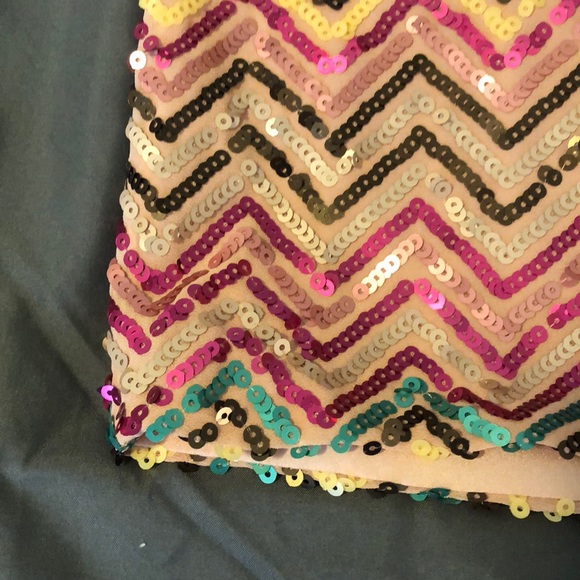 Sequin Mini-Skirt - Picture 3 of 3